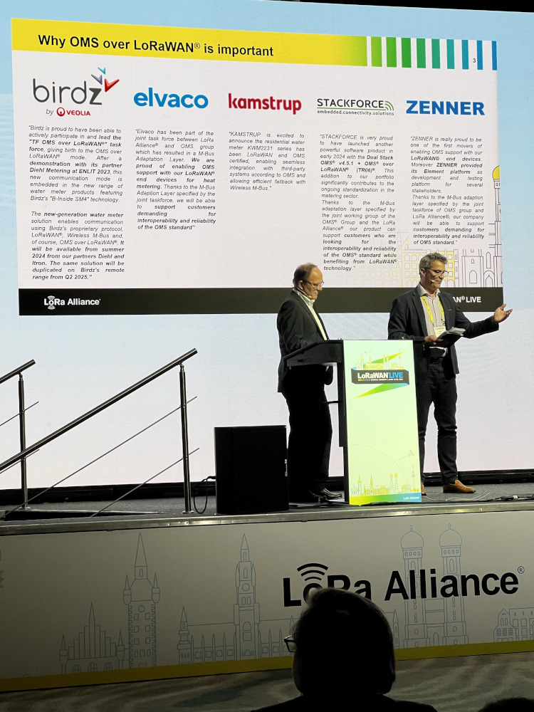 Presentation of OMS over LPWAN at LoRaWAN LIVE