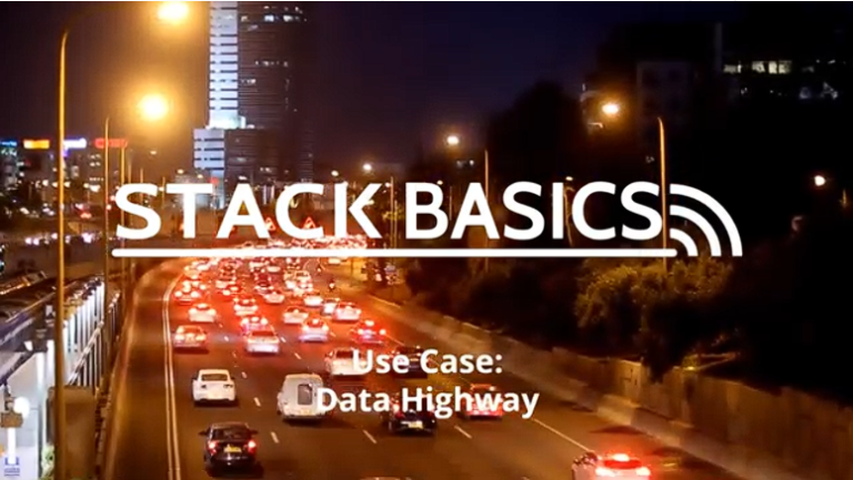 Picture of a crowded city with cars illustrating Smart City applications with Protocol Stacks