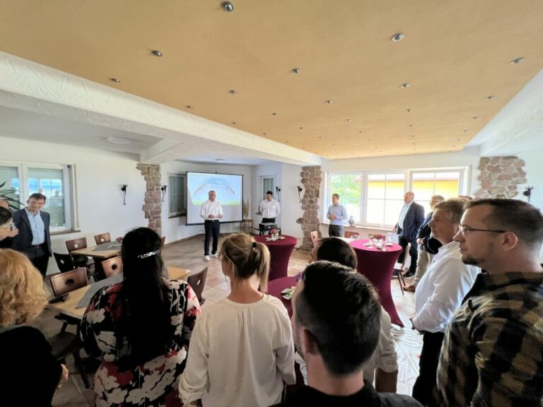 Company presentation of STACKFORCE management at 10 years anniversary celebration