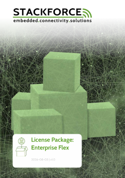 Cover page of the Enterprise Flex License model detailing extended licensing terms and benefits