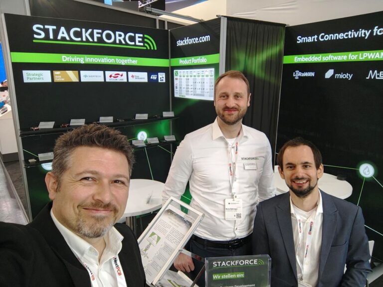STACKFORCE staff at embedded world 2026