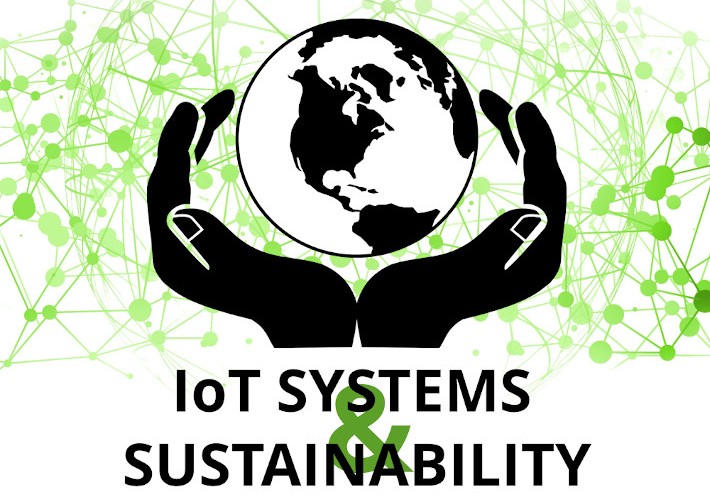 Thumbnail with hands holding the world illustrating sustainability in IoT systems