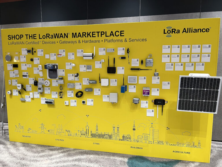 Marketplace Wall at LoRaWAN Live in Munich 2024