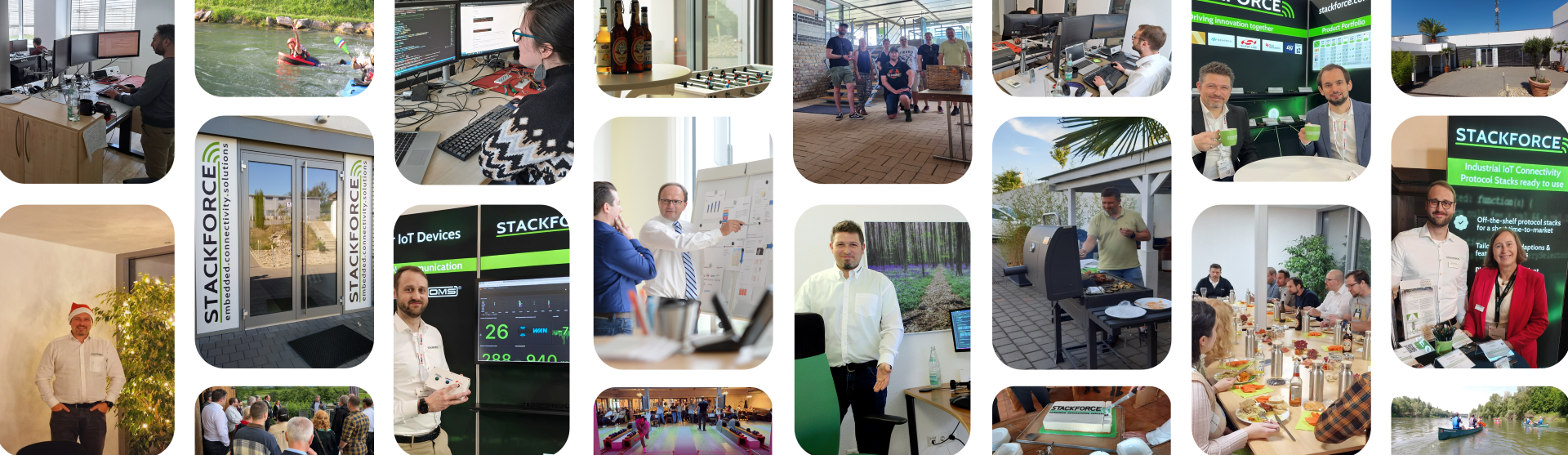 Hero imago for career page illustrating STACKFORCE events